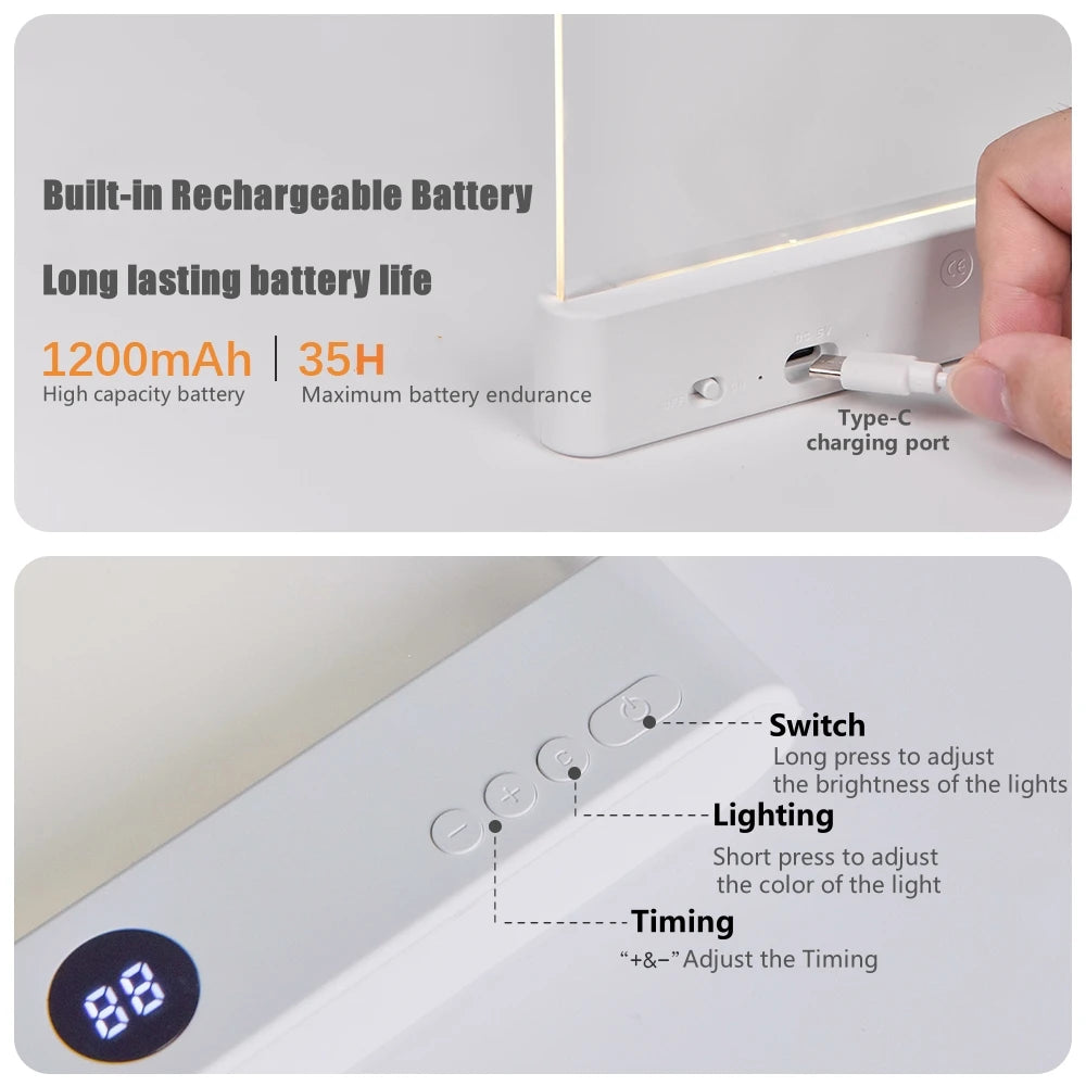 Lâmpada de Leitura LED ajustável + Frete Grátis + Tracker Visual 12 meses
