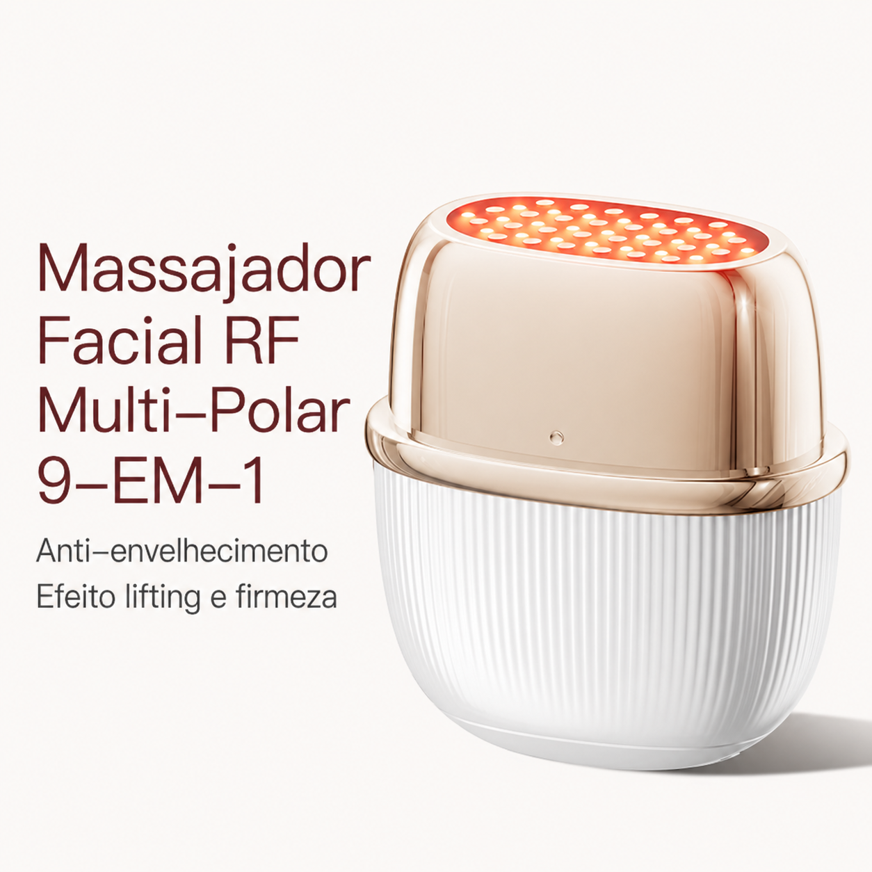Dispositivo de Beleza RF Elevação Facial EMS Antienvelhecimento.