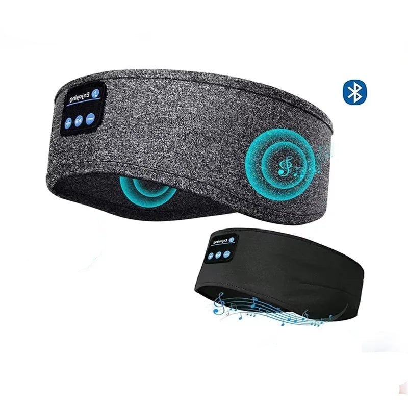 Faixa Inteligente de Relaxamento e Sono – Áudio Bluetooth + Máscara 2 em 1
