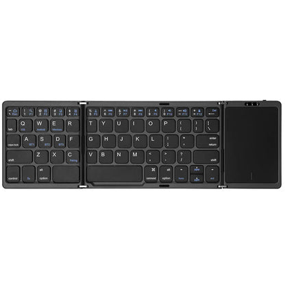 Teclado Bluetooth Dobrável com Touchpad – Mini Teclado Portátil para Windows, Android e iOS