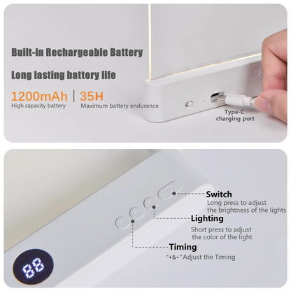 Lâmpada de Leitura LED ajustável + Frete Grátis + Tracker Visual 12 meses
