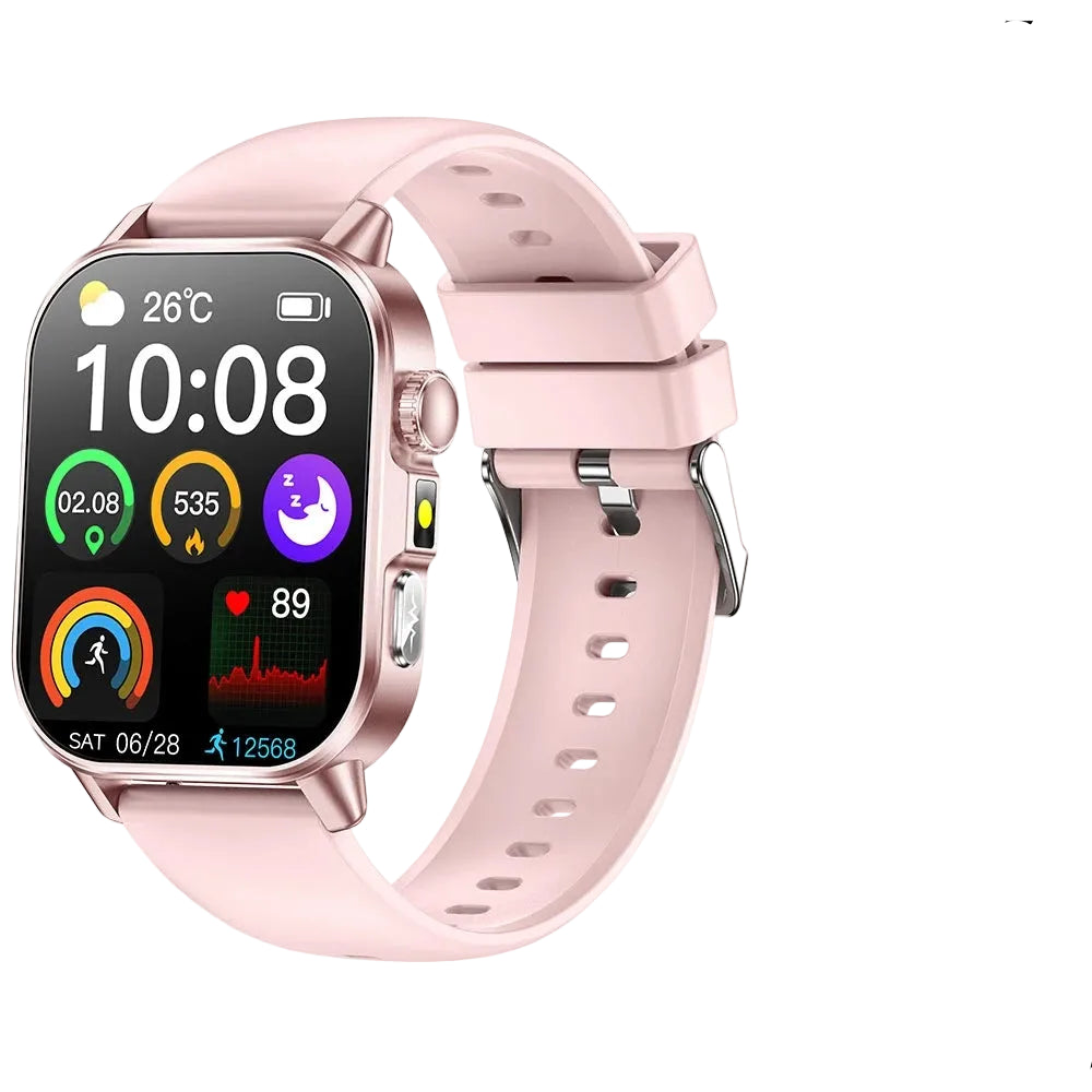 Relógio Inteligente ECG + PPG com Chamada Bluetooth – Controle Total no Seu Pulso