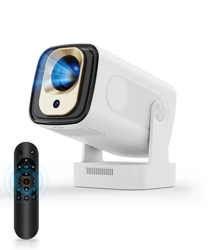 Projetor Full HD 1080p com Android e Bluetooth – Cinema em Casa com Ecrã até 200”