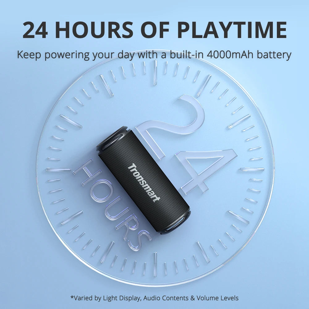 Coluna Portátil Bluetooth Tronsmart T7 Lite – Som Potente em Qualquer Lugar