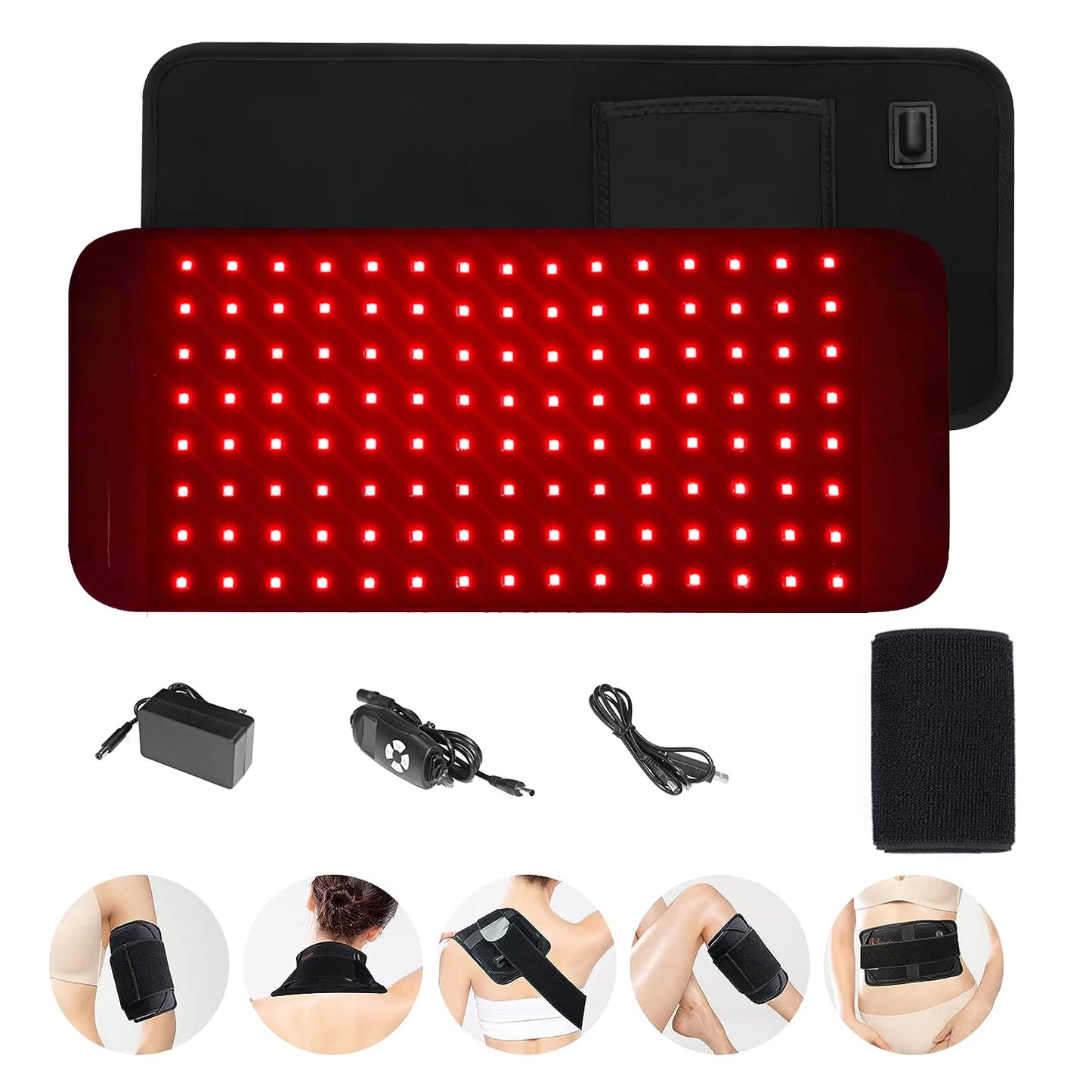 Almofada de Terapia de Luz Infravermelha LED 660nm/850nm – Alívio e Recuperação Inteligente