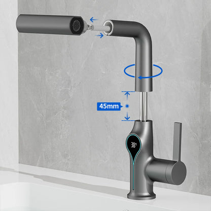 Torneira Misturadora com Display Digital de Temperatura – Cascata, Quente e Frio