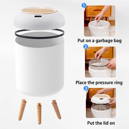 Lixeira Automática com Sensor de Movimento – Higiene Inteligente Sem Toque