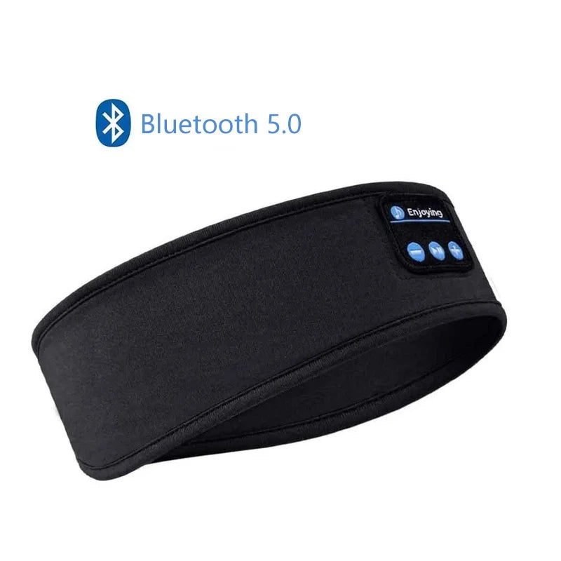 Faixa Inteligente de Relaxamento e Sono – Áudio Bluetooth + Máscara 2 em 1