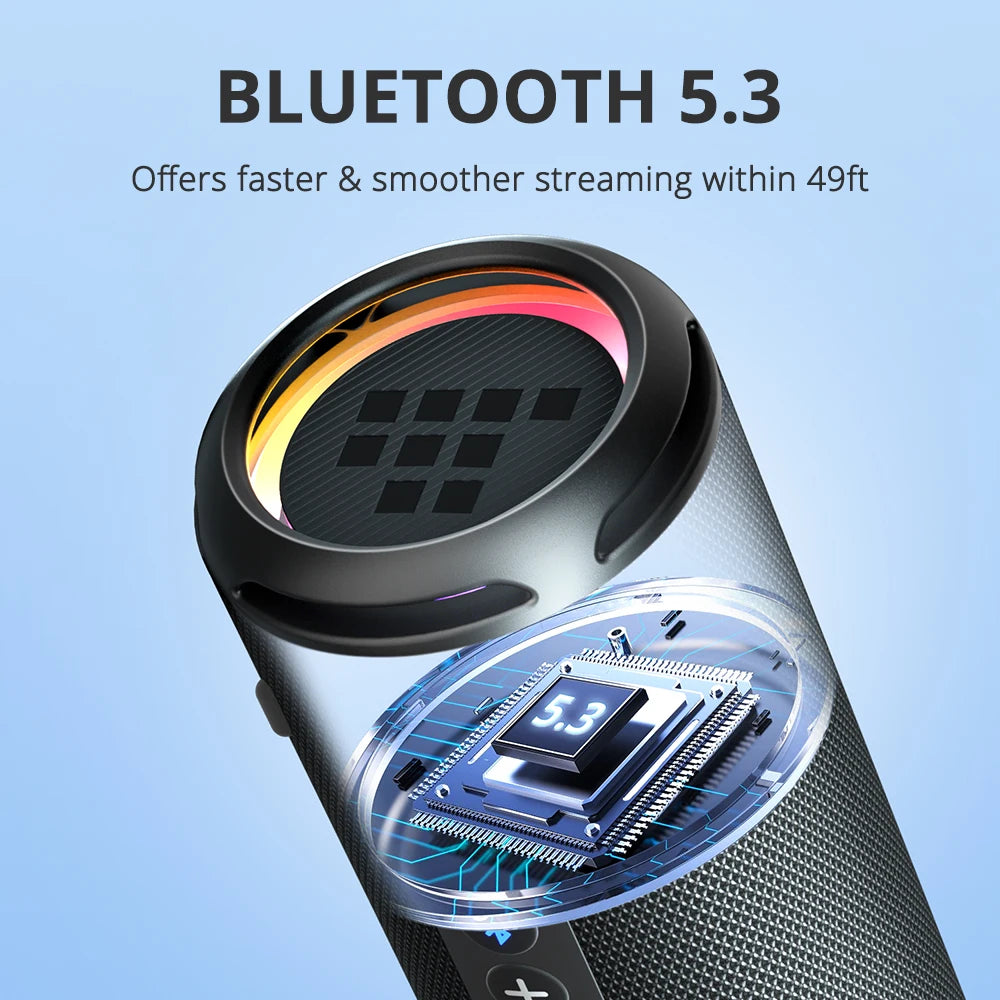 Coluna Portátil Bluetooth Tronsmart T7 Lite – Som Potente em Qualquer Lugar