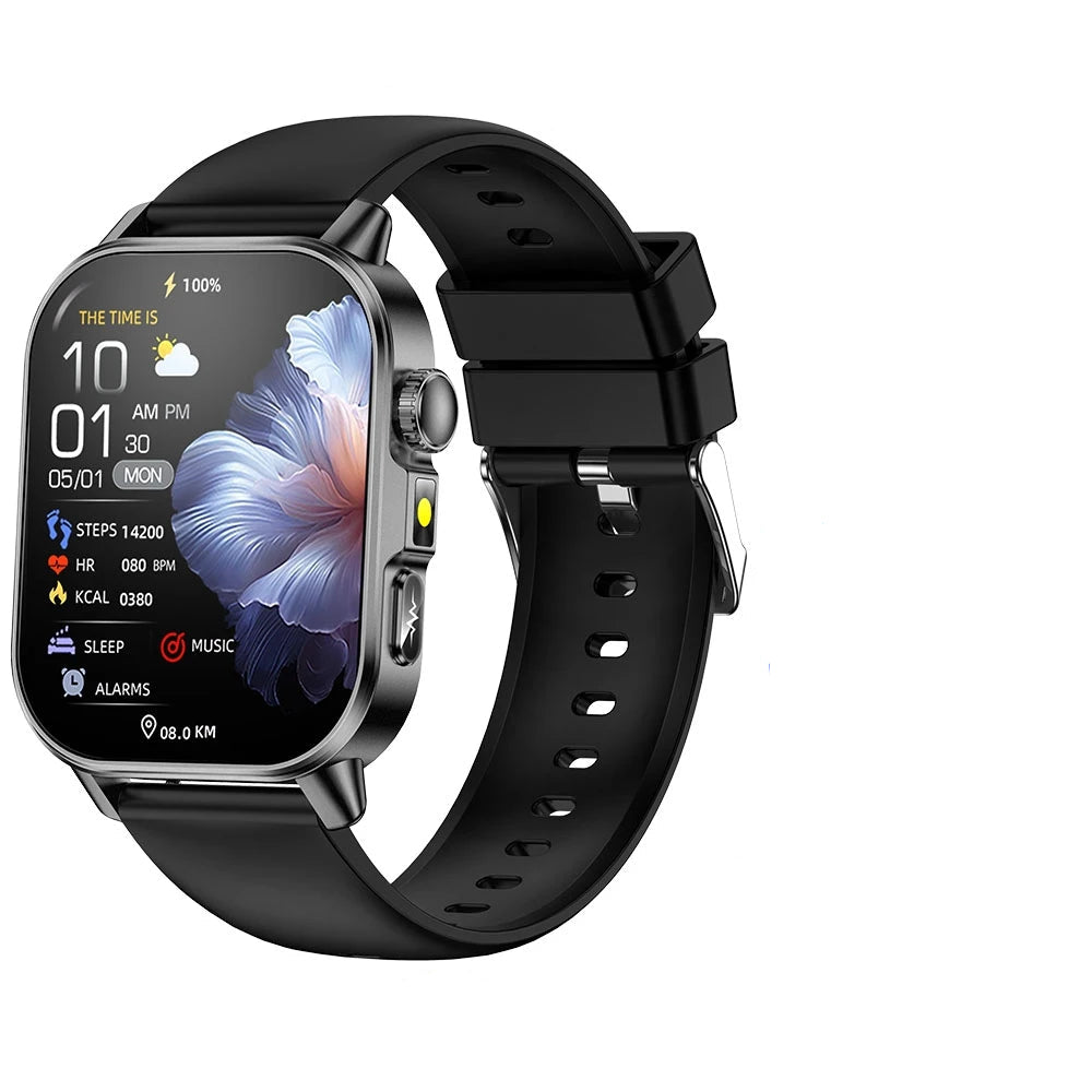 Relógio Inteligente ECG + PPG com Chamada Bluetooth – Controle Total no Seu Pulso